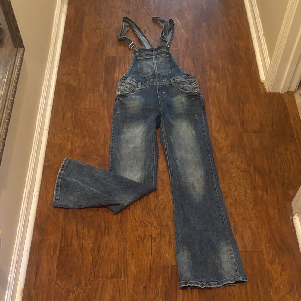 Classic Blue Women's Denim Overalls
